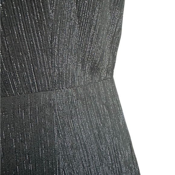 ASTR Shimmering Black High Low Feminine Halter Dress - Picture 7 of 10